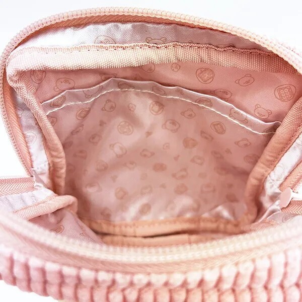 Rilakkuma Korilakkuma Fluffy Pouch (Pink)
