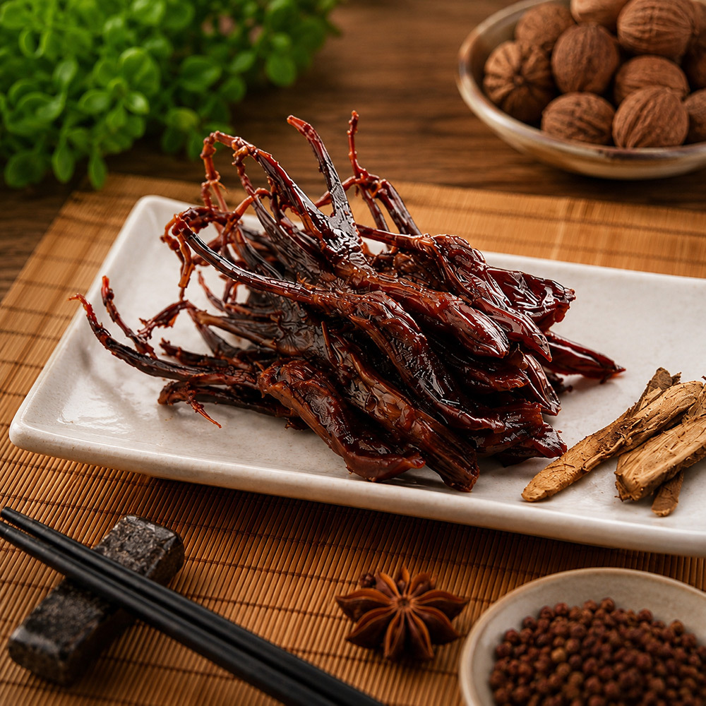 【波霸櫻桃鴨 】秘製醬香鴨舌｜Q彈爽脆｜醇香入味｜齒頰留香