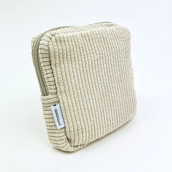 Rilakkuma Fluffy Pouch (Light Brown)
