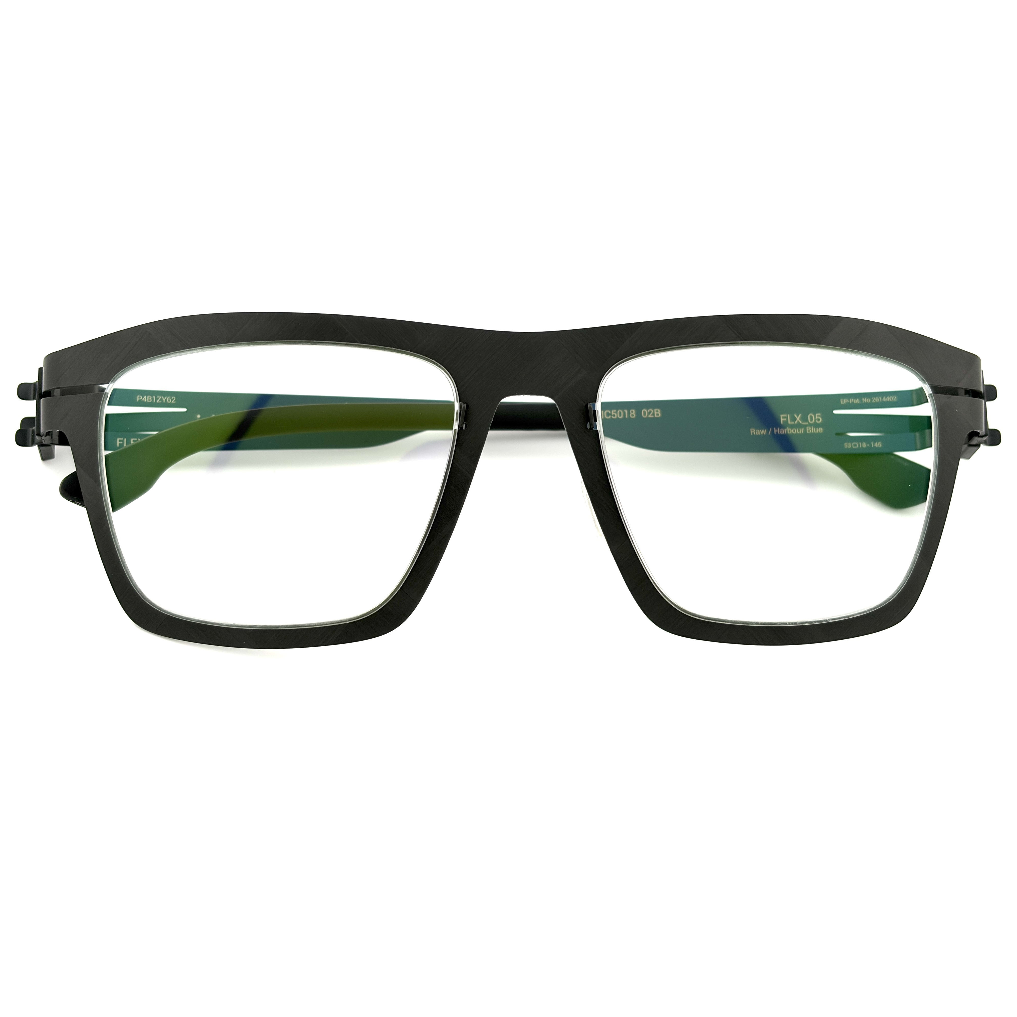 【ic! berlin】FLX_09 Median/Graphite 55mm光學眼鏡♦(IC5151 02A)