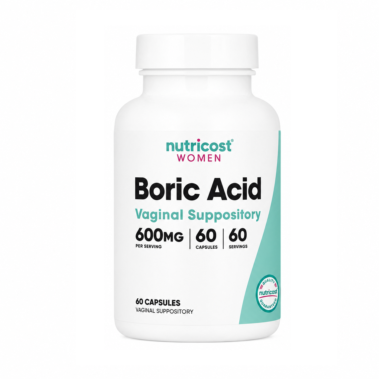【iHerb】任兩件免運 Nutricost Women Boric Acid女性硼酸 600mg 60粒