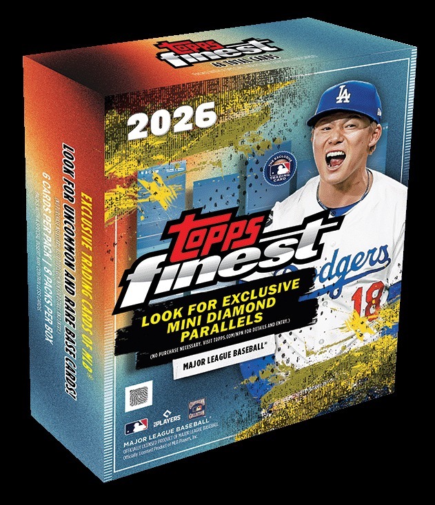 MLB球員卡 2026 Topps Finest Baseball - Mega Box 完整盒出售 封膜未拆  全新
