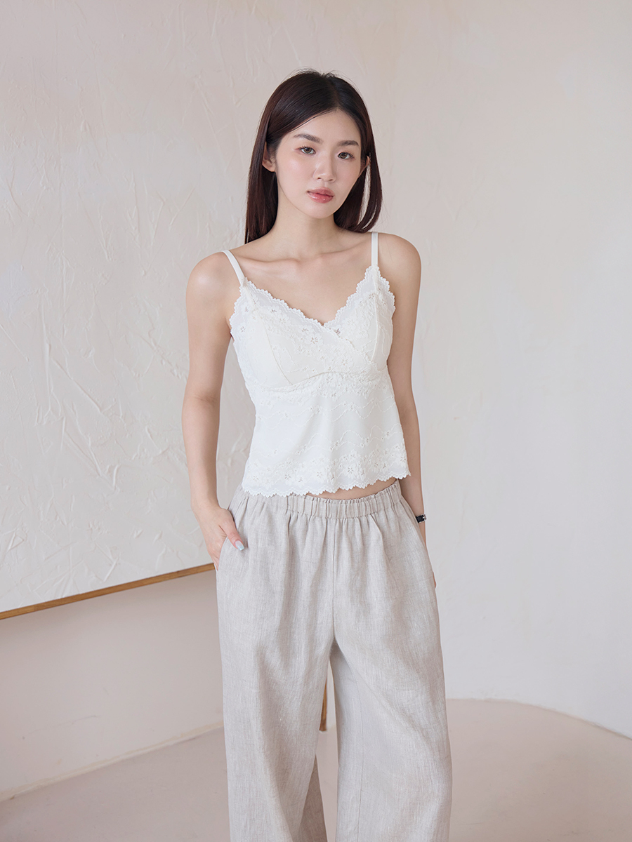 蕾絲雲感bra top(95107)