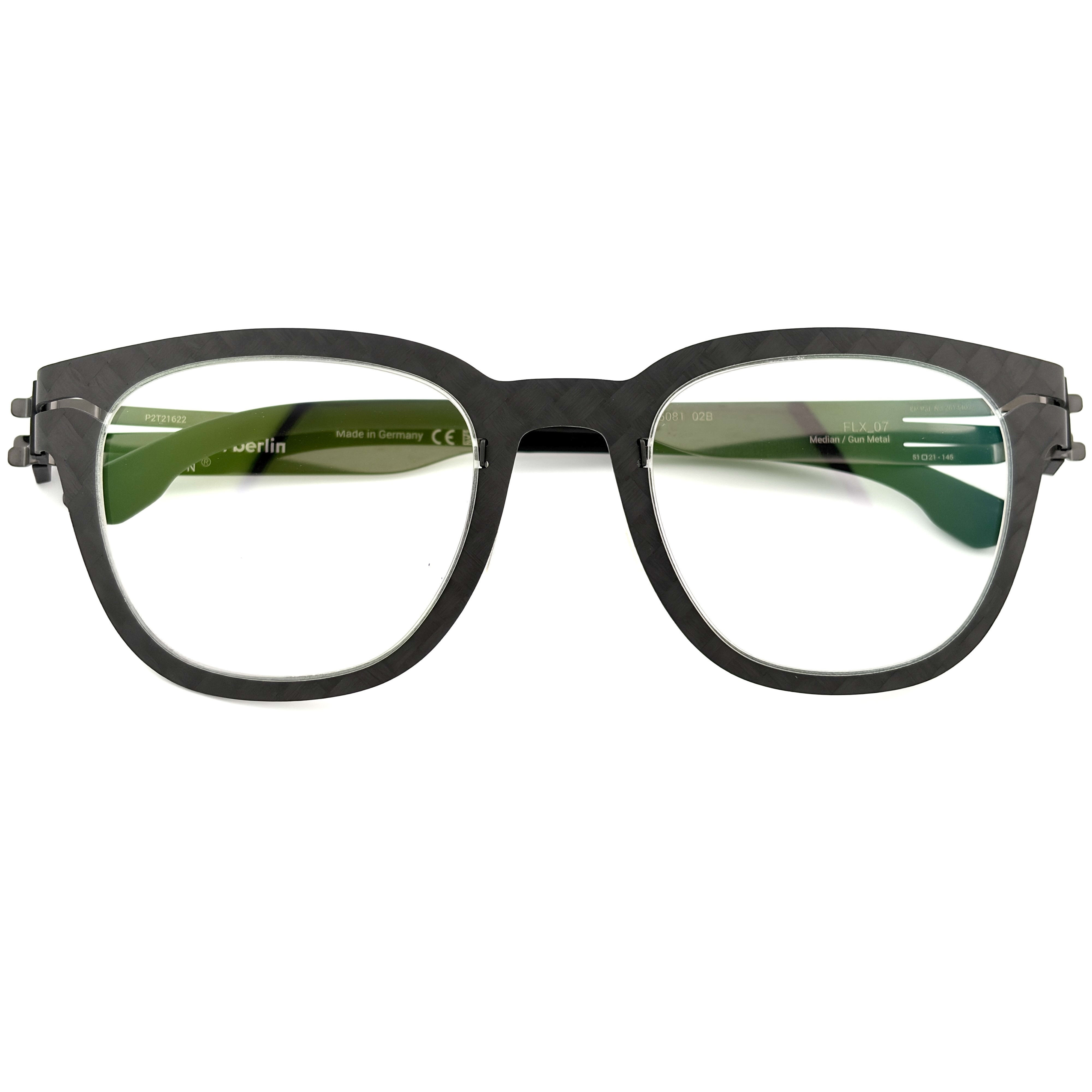 【ic! berlin】FLX_07 Median/Gun Metal 51mm光學眼鏡♦(IC5081 02B)