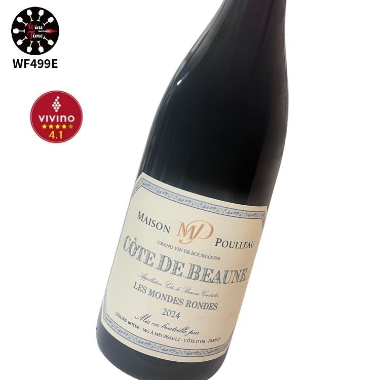 Maison Poulleau Les Mondes Rondes Cote de Beaune Rouge 2024