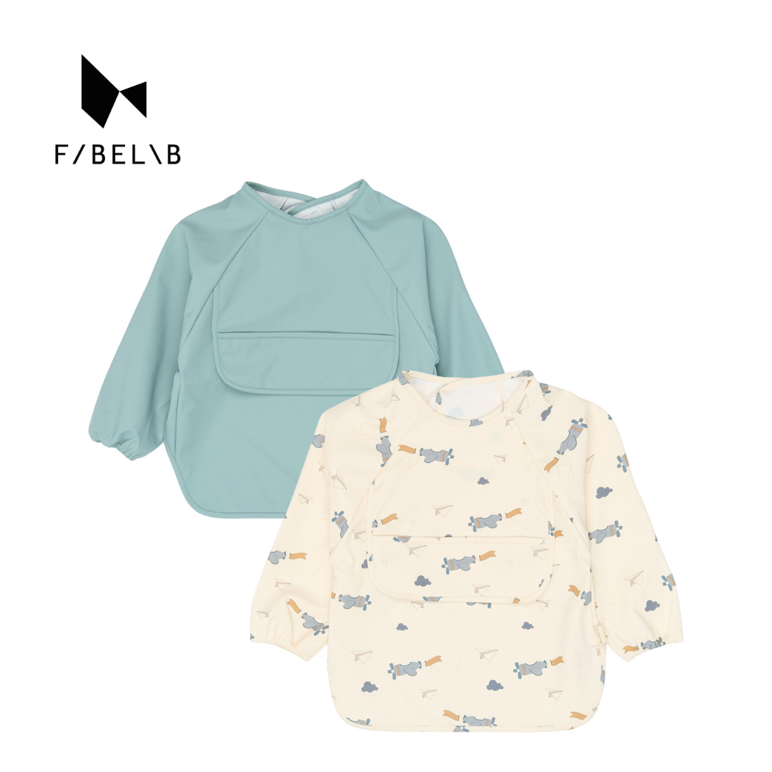 Fabelab 長袖圍兜兩入組 (多款可選)