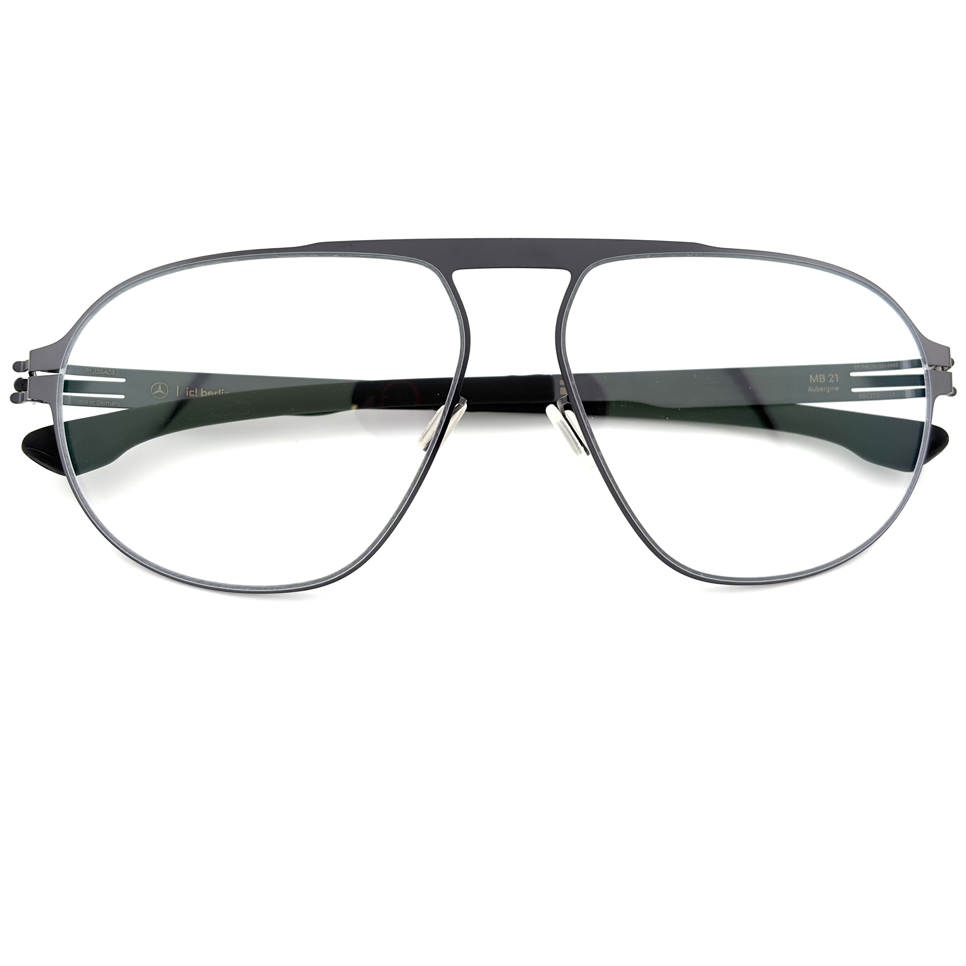 【ic! berlin】MB 21 Aubergine 58mm光學眼鏡♦(IM5007 067)