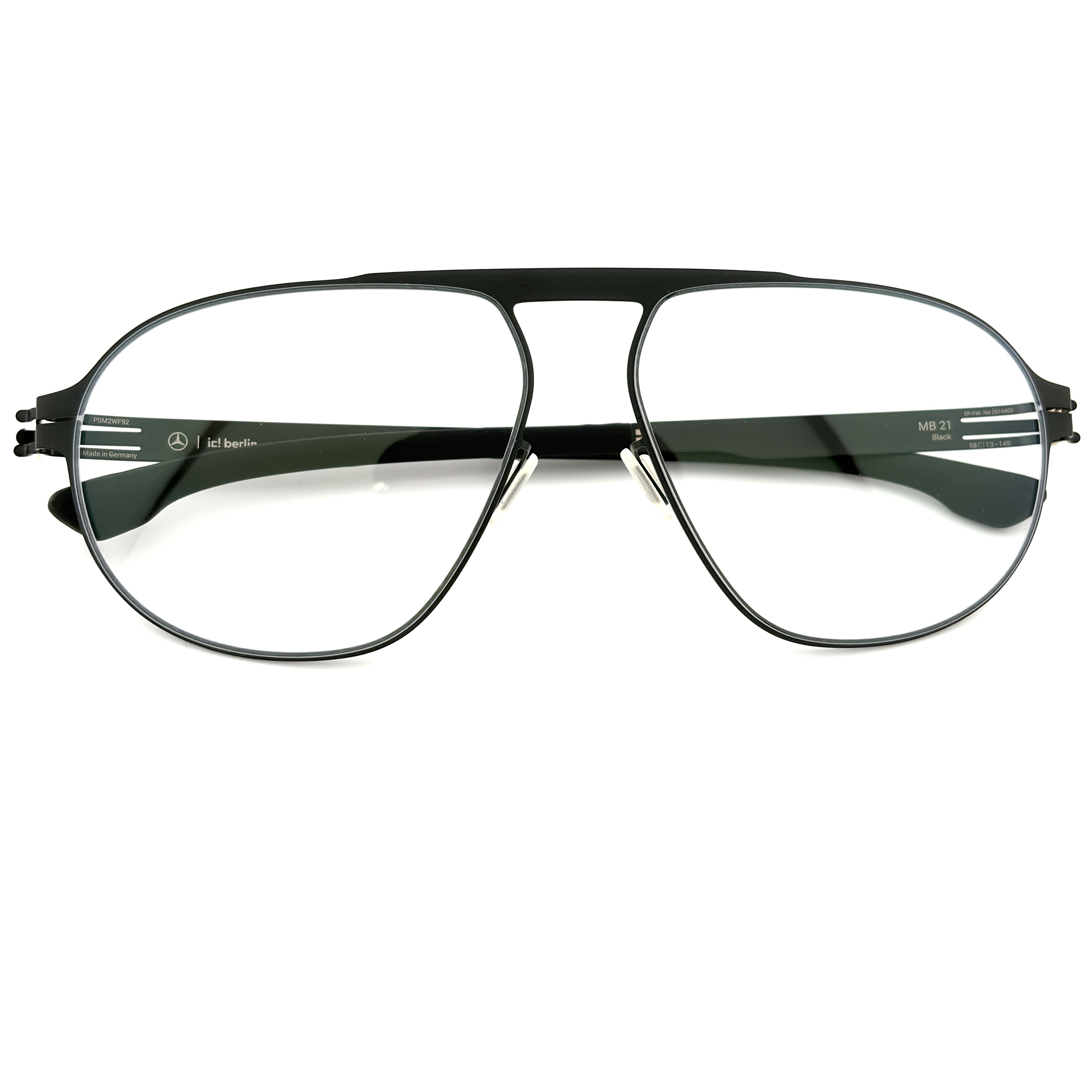 【ic! berlin】MB 21 Black 58mm光學眼鏡♦(IM5007 002)