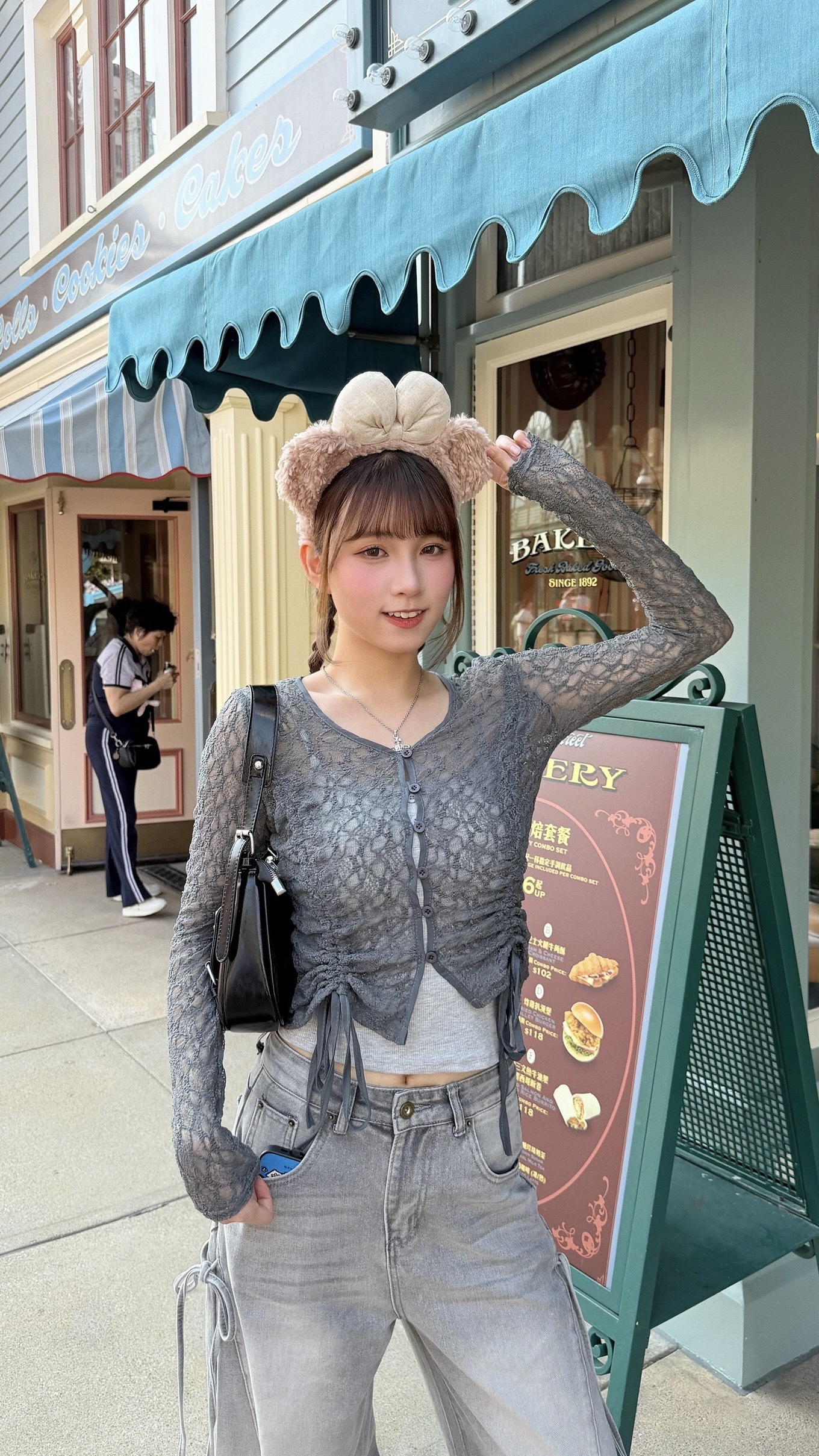 JK0458｜型格cool girl綁帶防曬針織外套ᢉ𐭩.ᐟ 🐈‍⬛