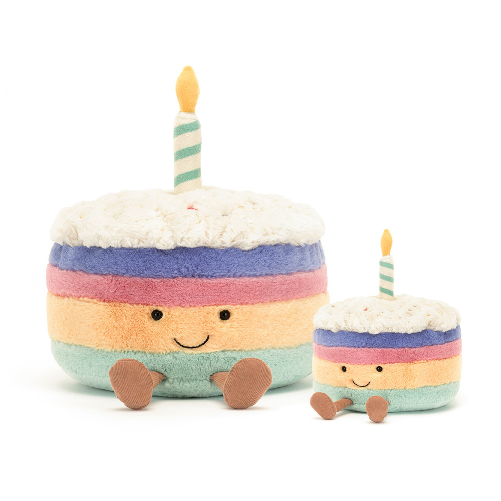 jellycat Amuseable Rainbow Birthday Cake 趣味彩虹生日蛋糕