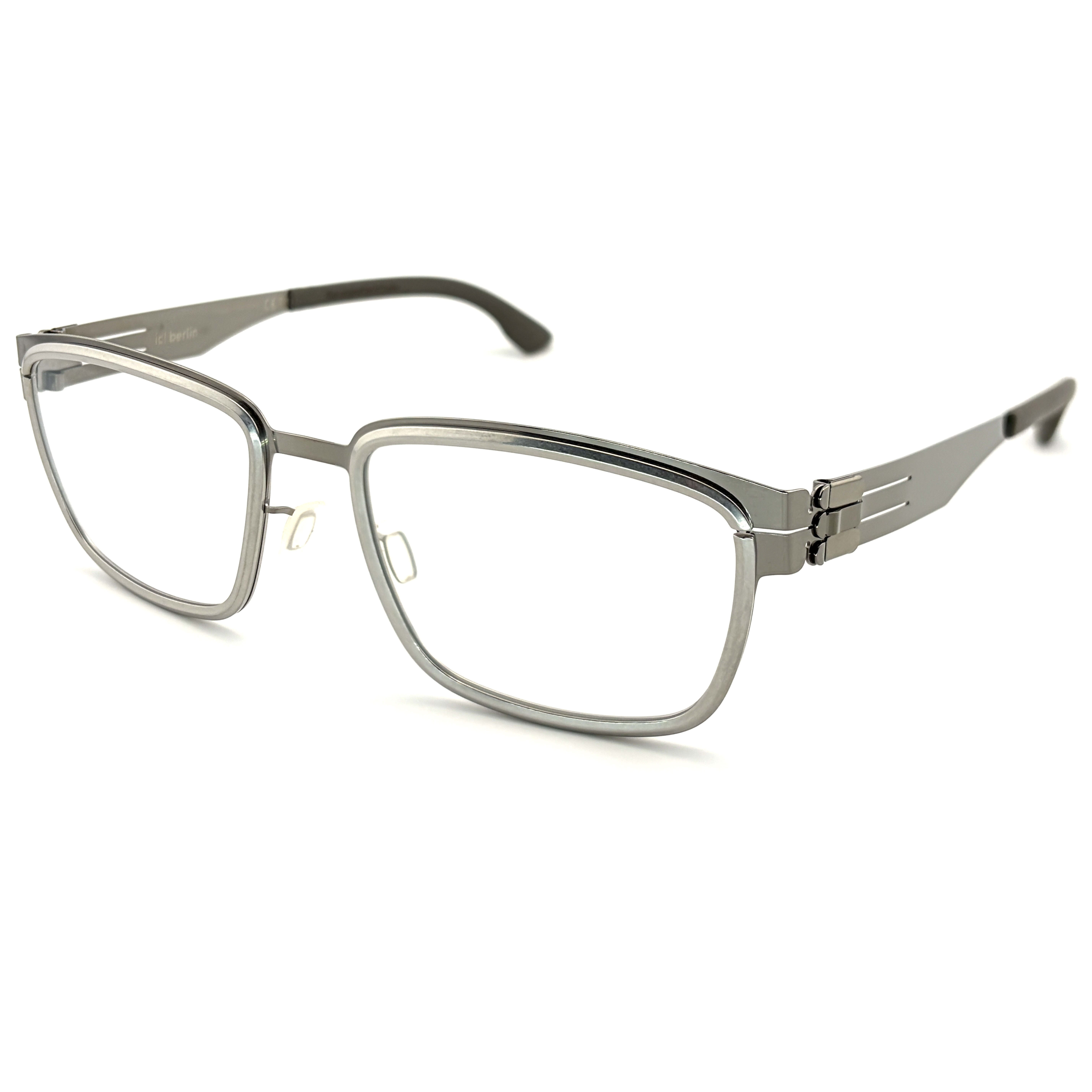 【ic! berlin】Scandium Rough/Shiny Graphite 58mm光學眼鏡♦(IC5180 05B)