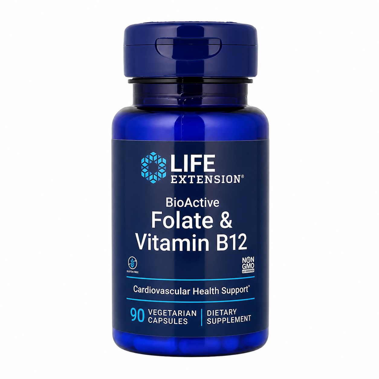 【iHerb】任兩件免運 Life Extension 葉酸 活性葉酸 含維生素B12 b12 90粒