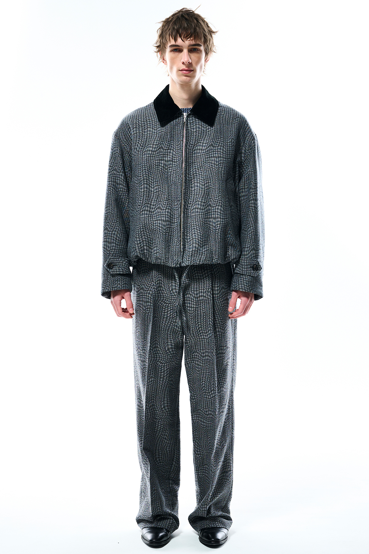 TOLQ PADDED ZIP SHORT JACKET