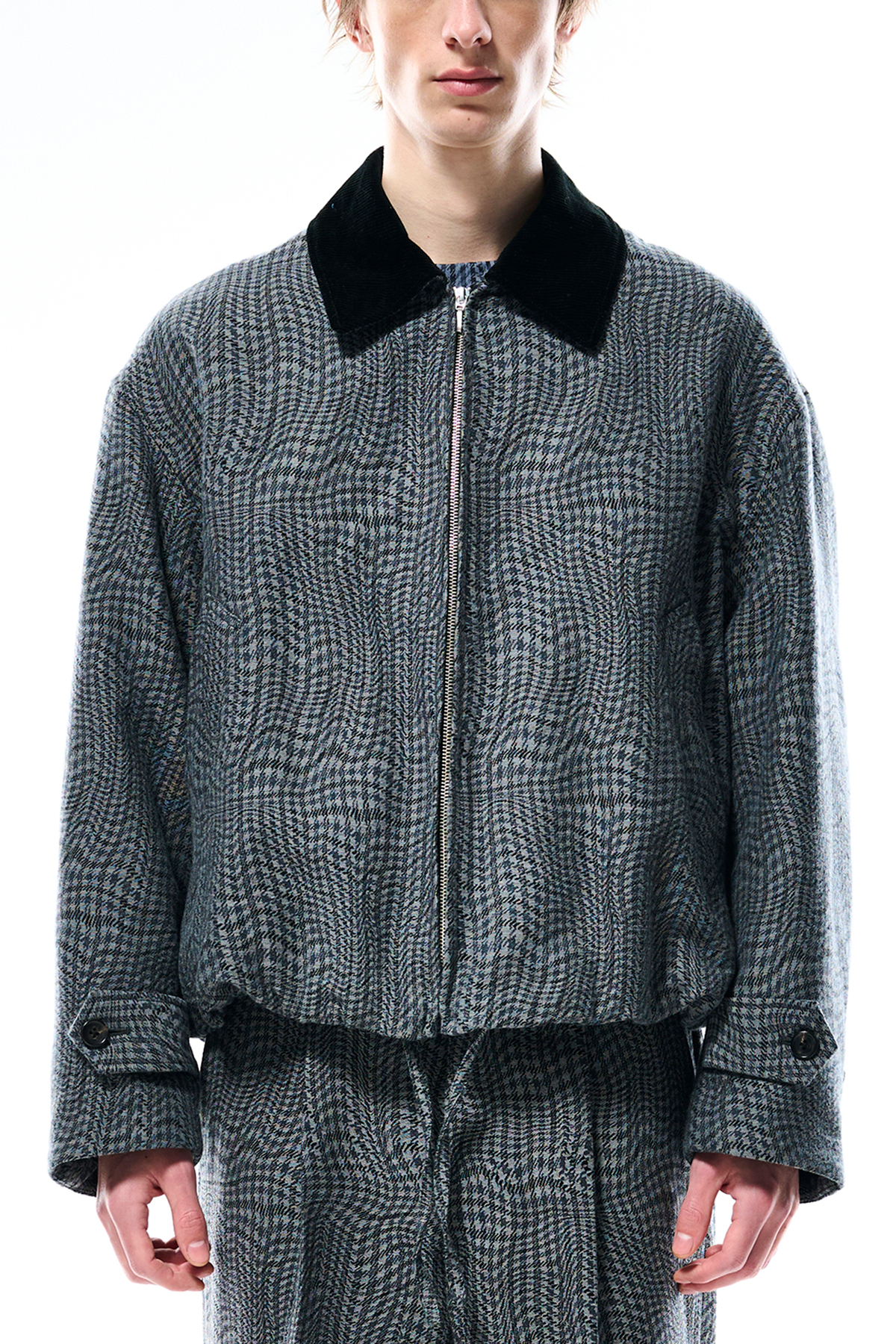 TOLQ PADDED ZIP SHORT JACKET