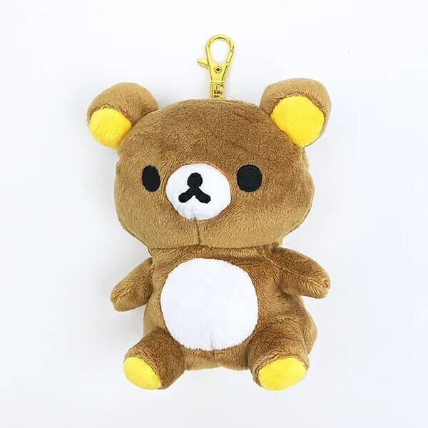 Rilakkuma Plush Retractable Key Cover
