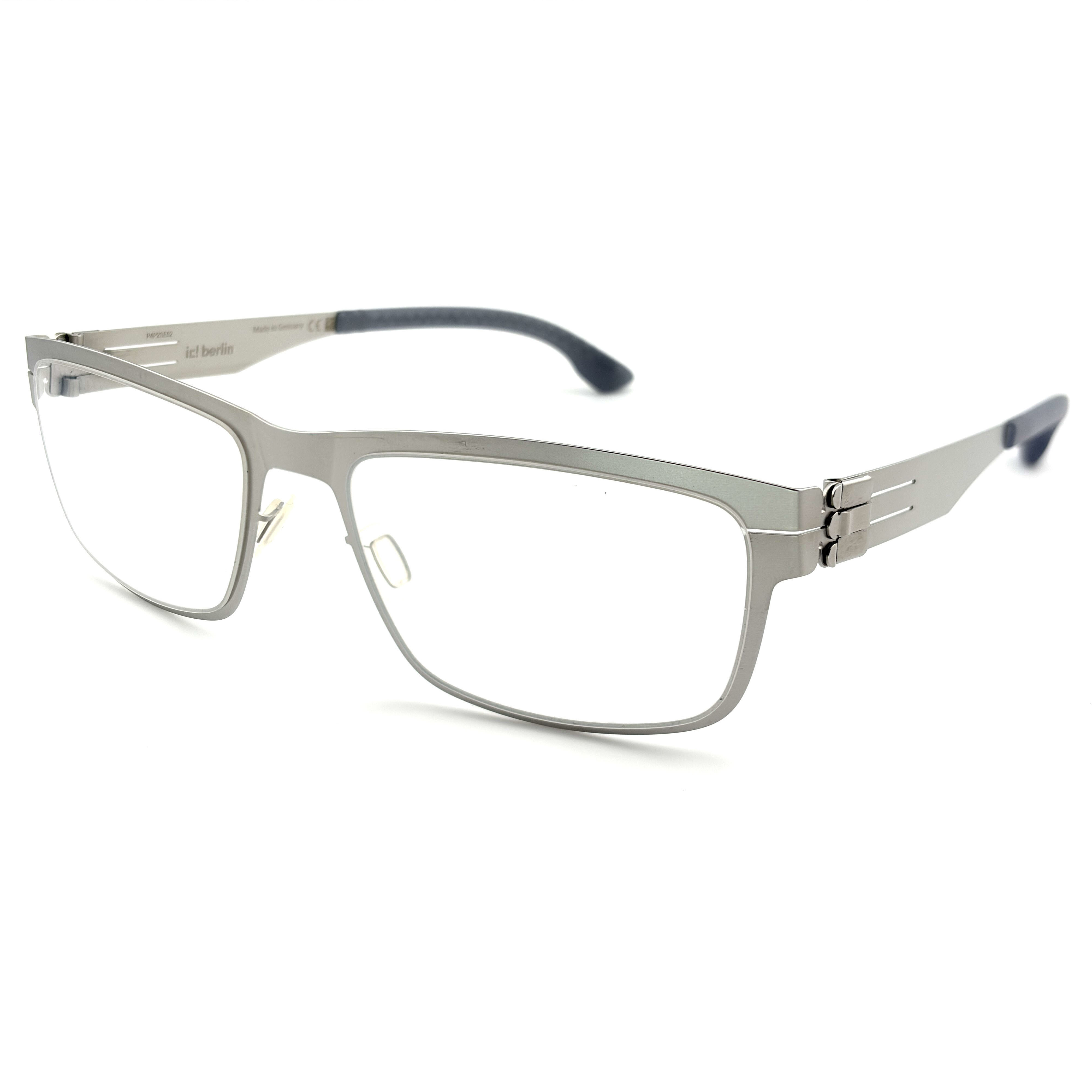 【ic! berlin】Thilo Pearl/Chrome 54mm光學眼鏡♦(IC5323_012)
