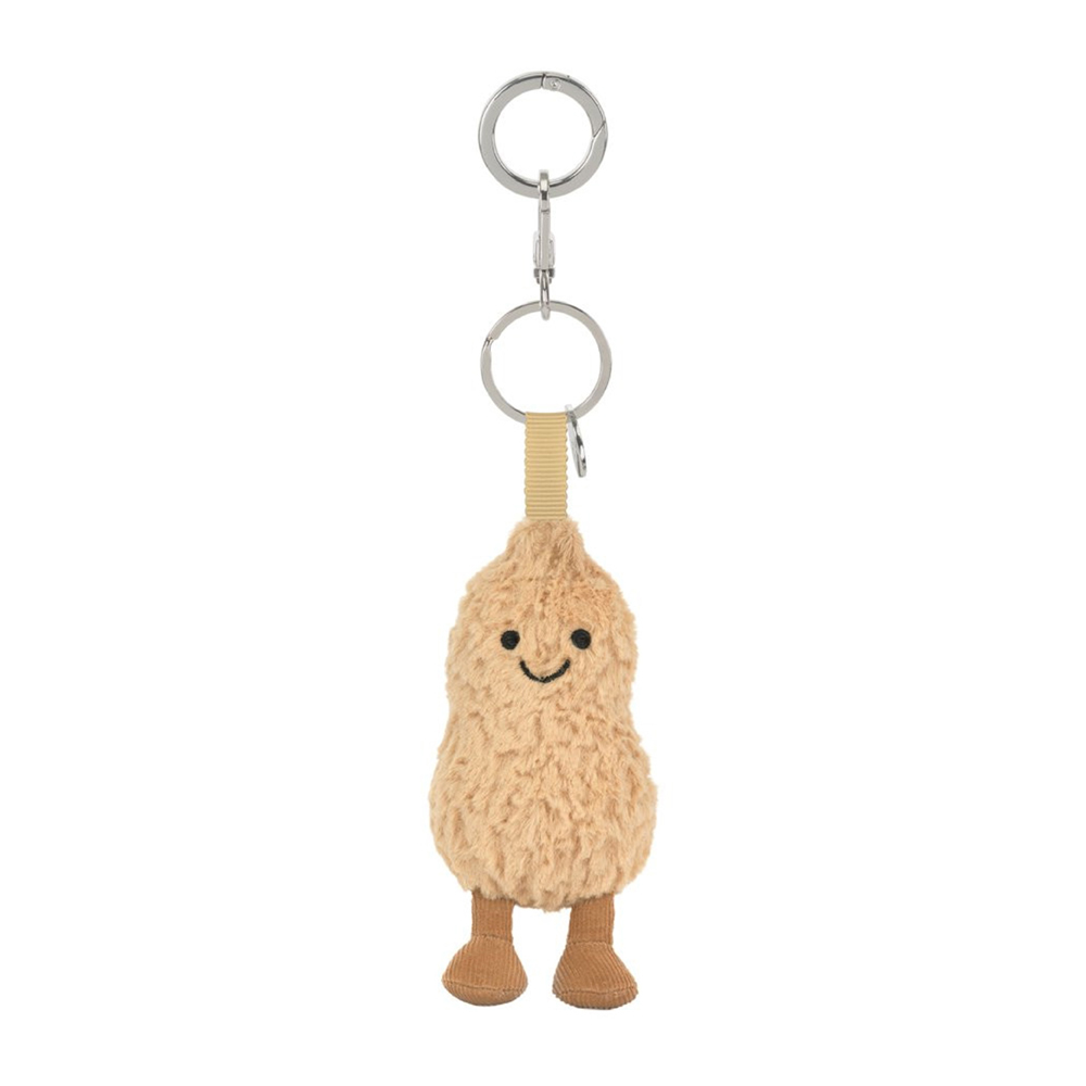 Jellycat Amuseables Peanut Bag Charm 趣味花生 吊飾/鑰匙圈 𝐍𝐄𝐖