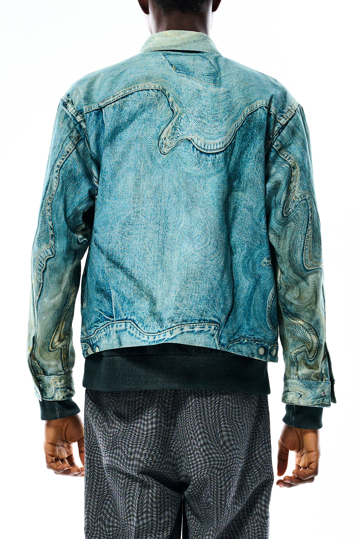 TOLQ MELT GRAPHIC PRINTED JACKET