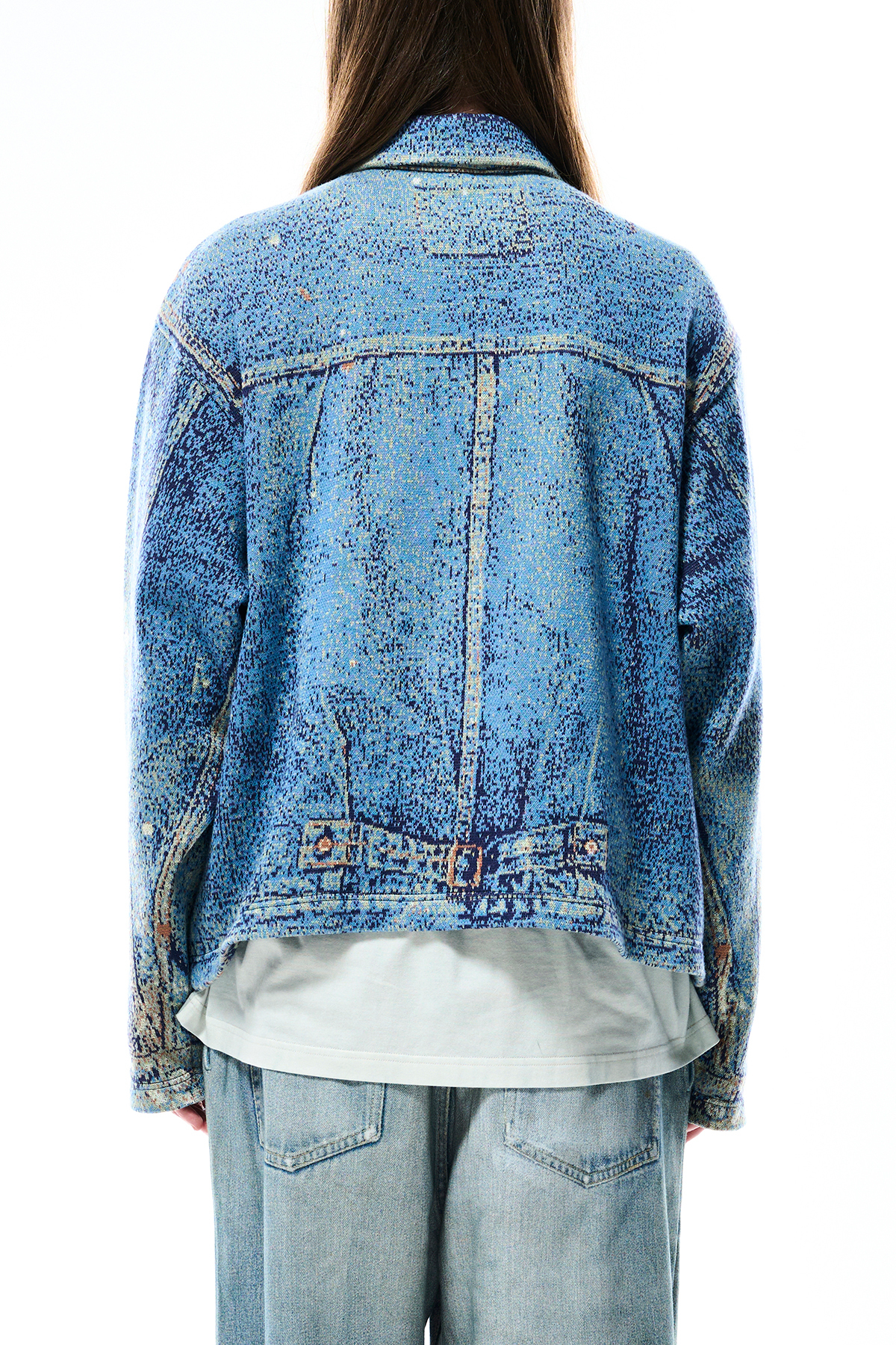 TOLQ KNIT DENIM JACKET