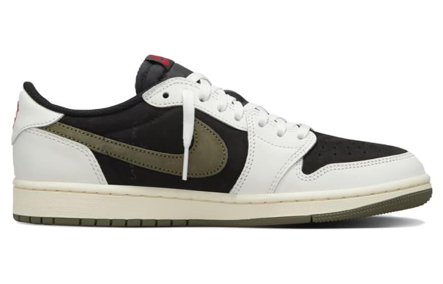 【代購】Jordan 1 Retro Low OG SP Travis Scott Olive Women's DZ4137-106