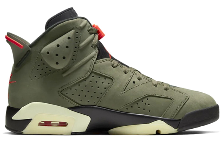 【代購】Travis Scott X Jordan 6 Retro Olive CN1084-200
