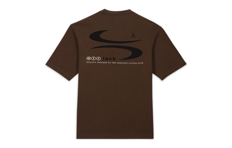 【代購】Jordan x Travis Scott T Shirt Men's Horsehair Brown DZ5511-274