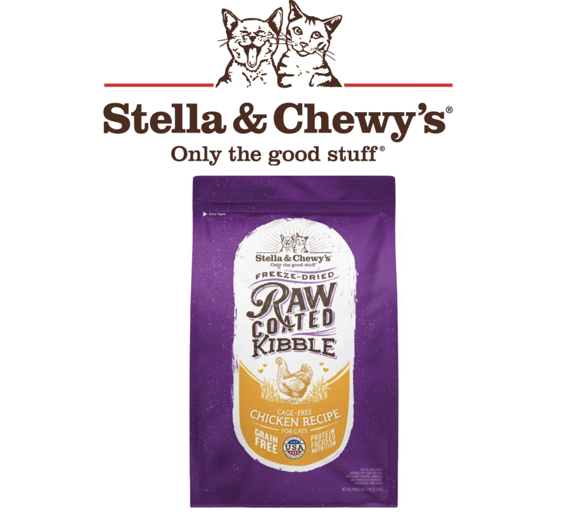 Stella & Chewy's - 美國凍乾貓糧 -籠外鳳凰 (雞肉配方) ( 5.5LB )
