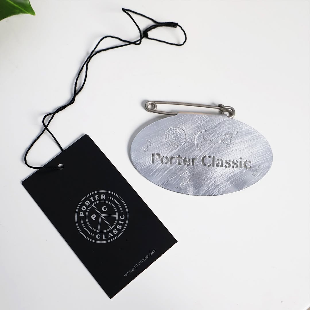 2024SS 伊勢丹限定 PORTER CLASSIC PAINT METAL PLATE BADGE 彩繪 別針 掛牌 現貨