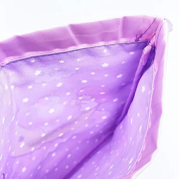 Sanrio Little Twin Stars Lovely Frill Drawstring Bag (Unicorn)