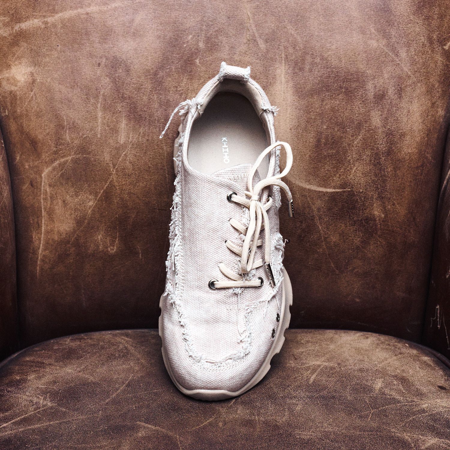 KHIHO OBLIQUE PANEL SNEAKERS