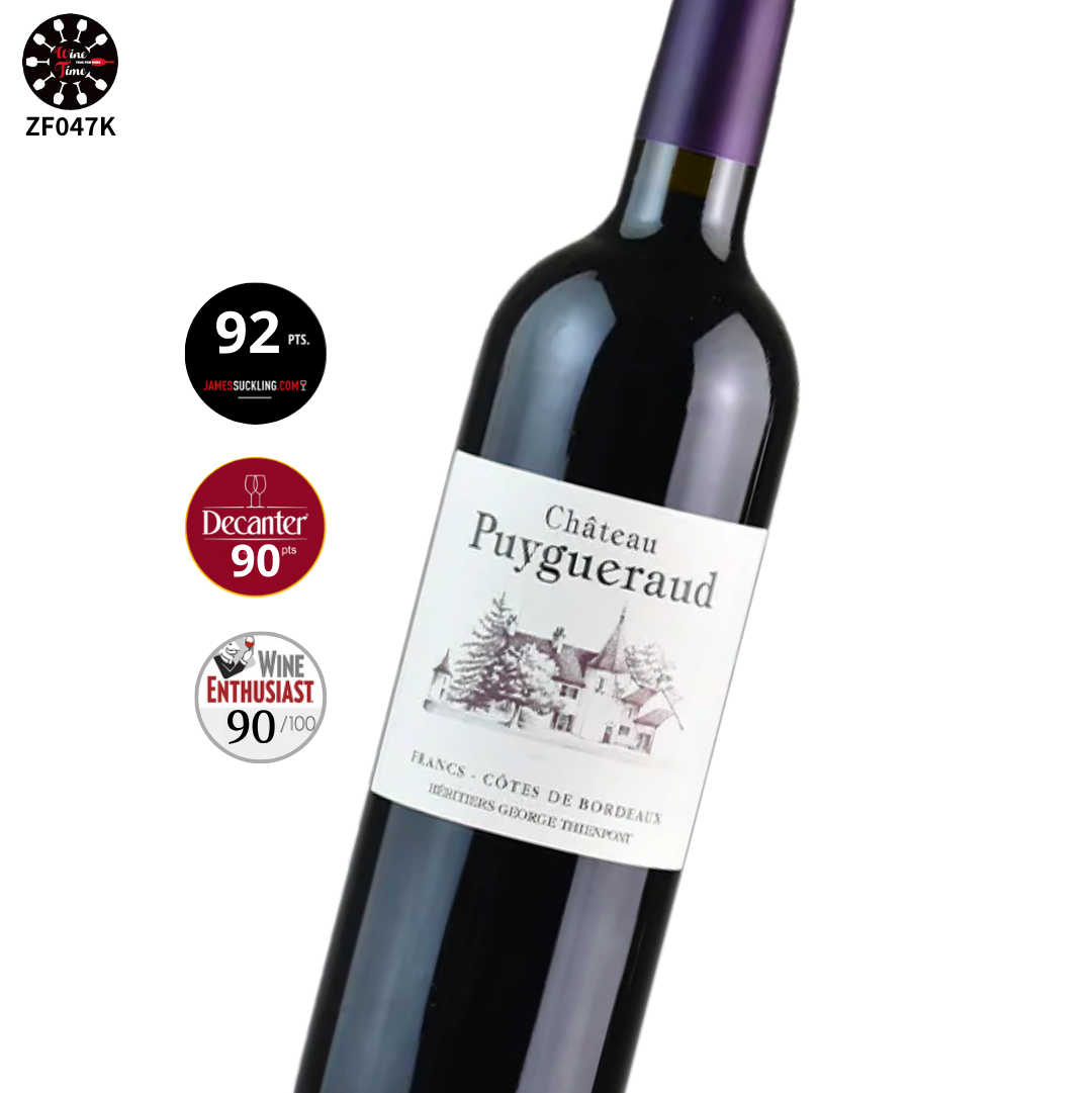Chateau Puygueraud Francs Cotes de Bordeaux 佩加洛紅酒 2021