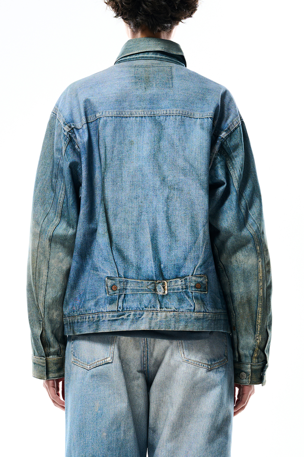 TOLQ TROMPE L'OEIL DENIM JACKET