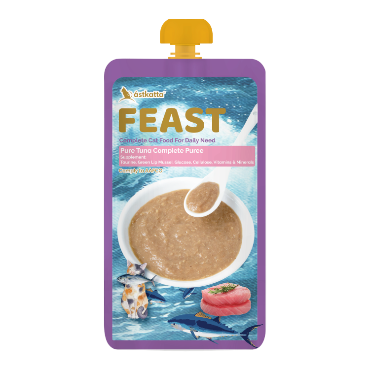 Astkatta Feast 鮮肉泥主食包 - 純吞拿魚肉 110g (任選4件$128)
