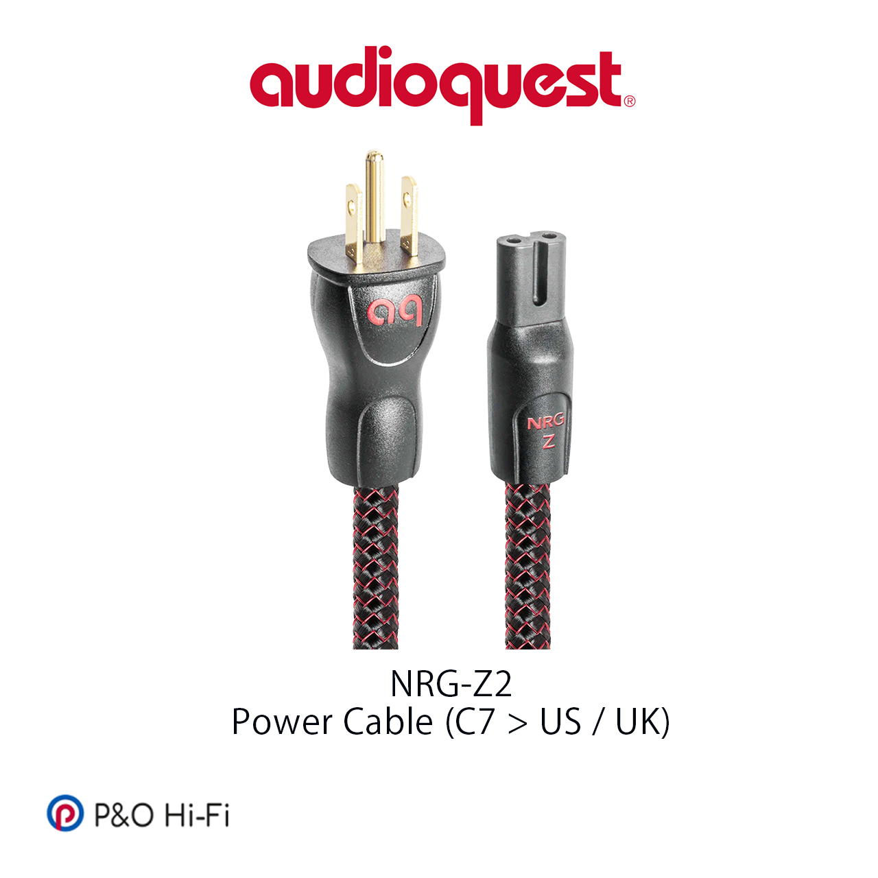 AudioQuest NRG-Z2 X 系列電源線 (C7 > US / UK Plug) (2M)