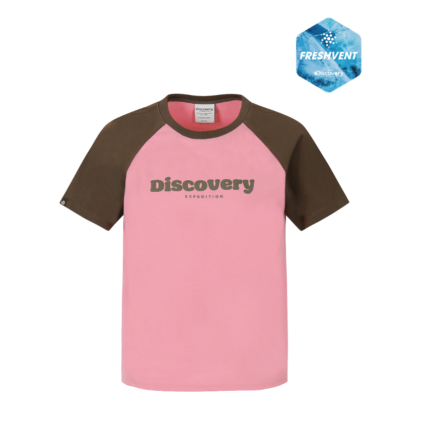 A29 Discovery Expedition 女裝牛角短袖T-Shirt - 粉紅色｜DWRS9I063-PKS