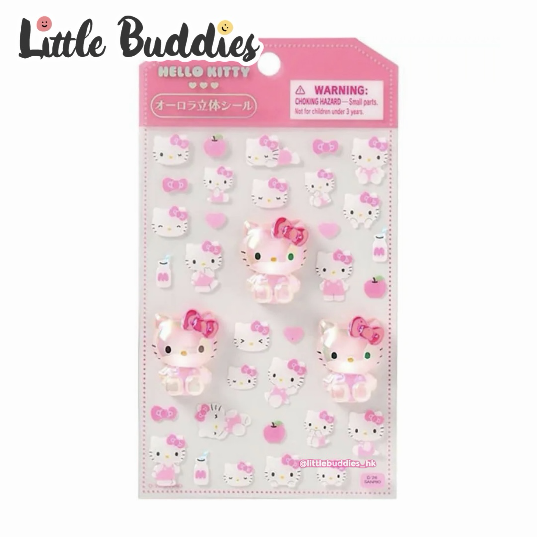 日本 Sanrio 貼紙收藏系列 - 極光3D貼紙