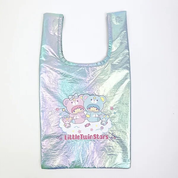 Sanrio Little Twin Stars Aurora Tote Bag(Light Blue)