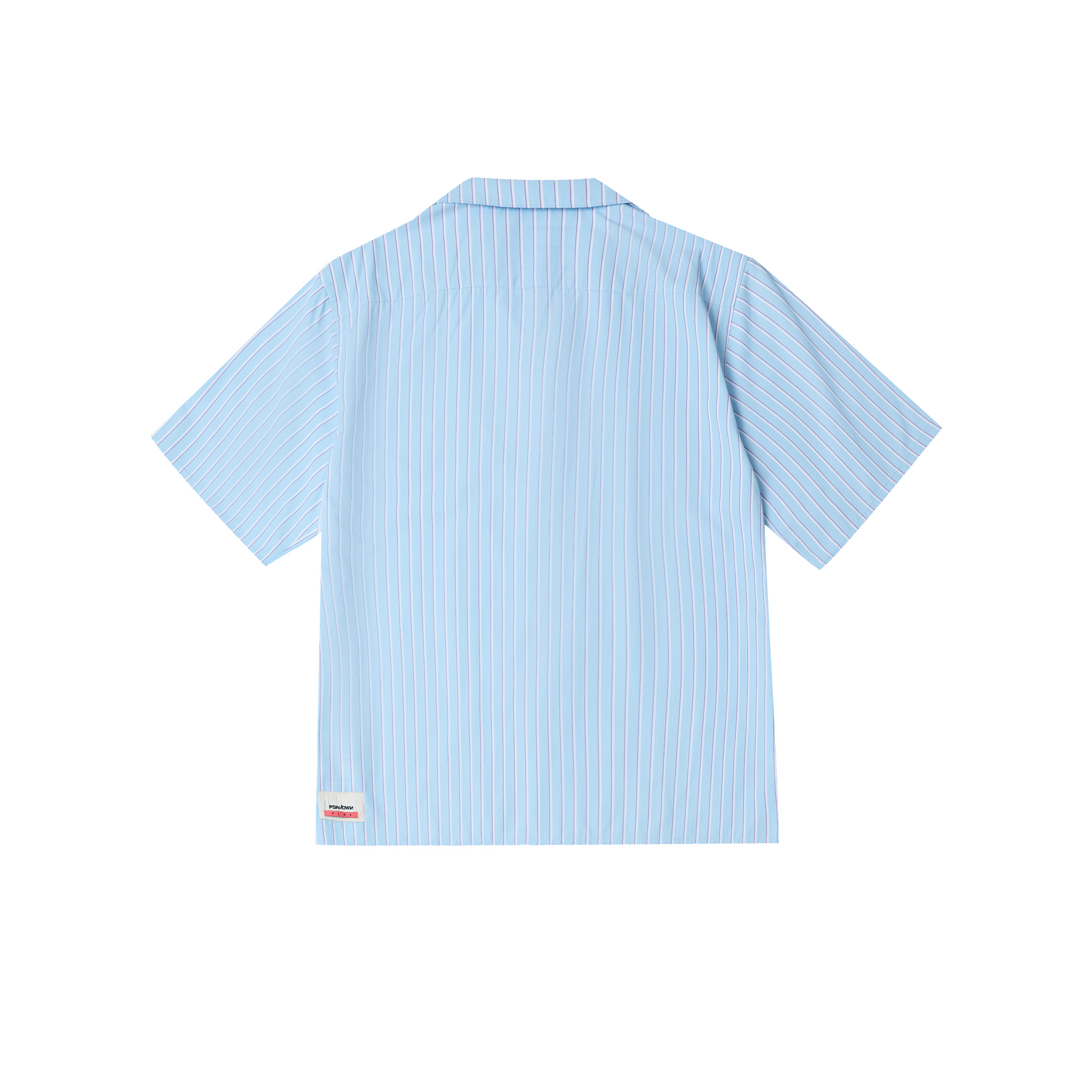 PSN/OWN 炸彈貓印花 線條立領短袖襯衫 BOWLING PJ SHIRT P/O-SS26-2003