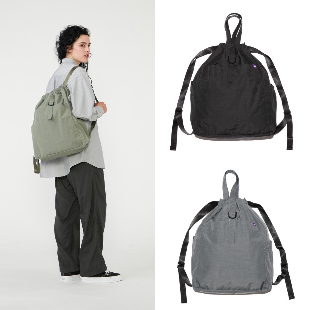 預購┃日本 TNF 紫標 Mountain Wind Day Pack 束口 手提 後背包