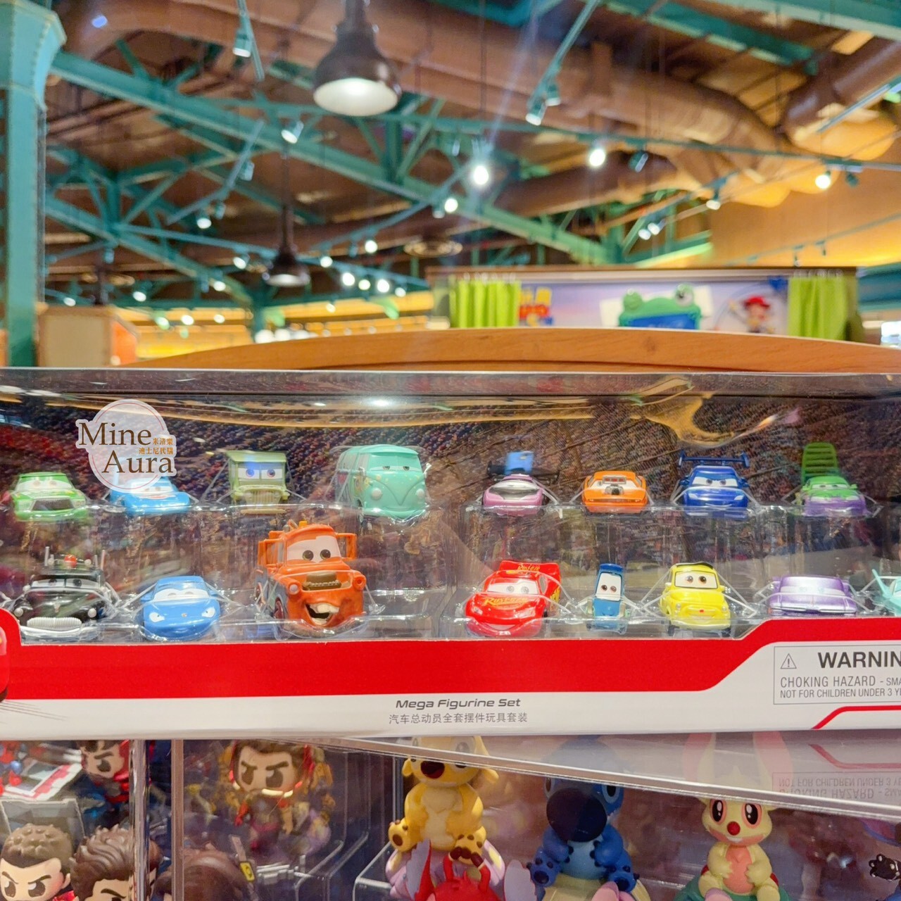 閃電麥坤 Lightning McQueen 小汽車 模型 套組 汽車總動員 Cars -上海迪士尼樂園