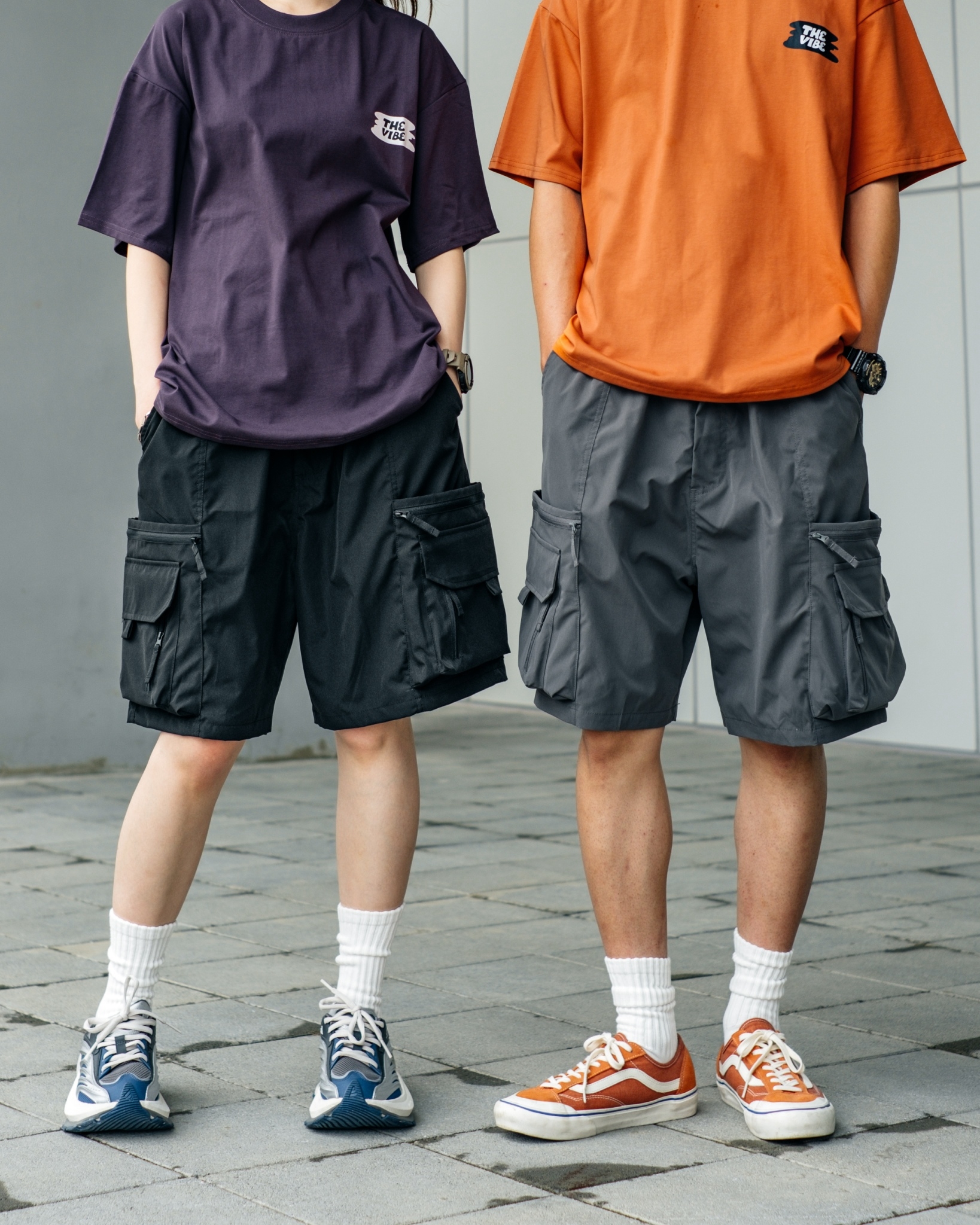 #預購 SBG 拉鍊多口袋 速乾 工裝短褲 兩色 042