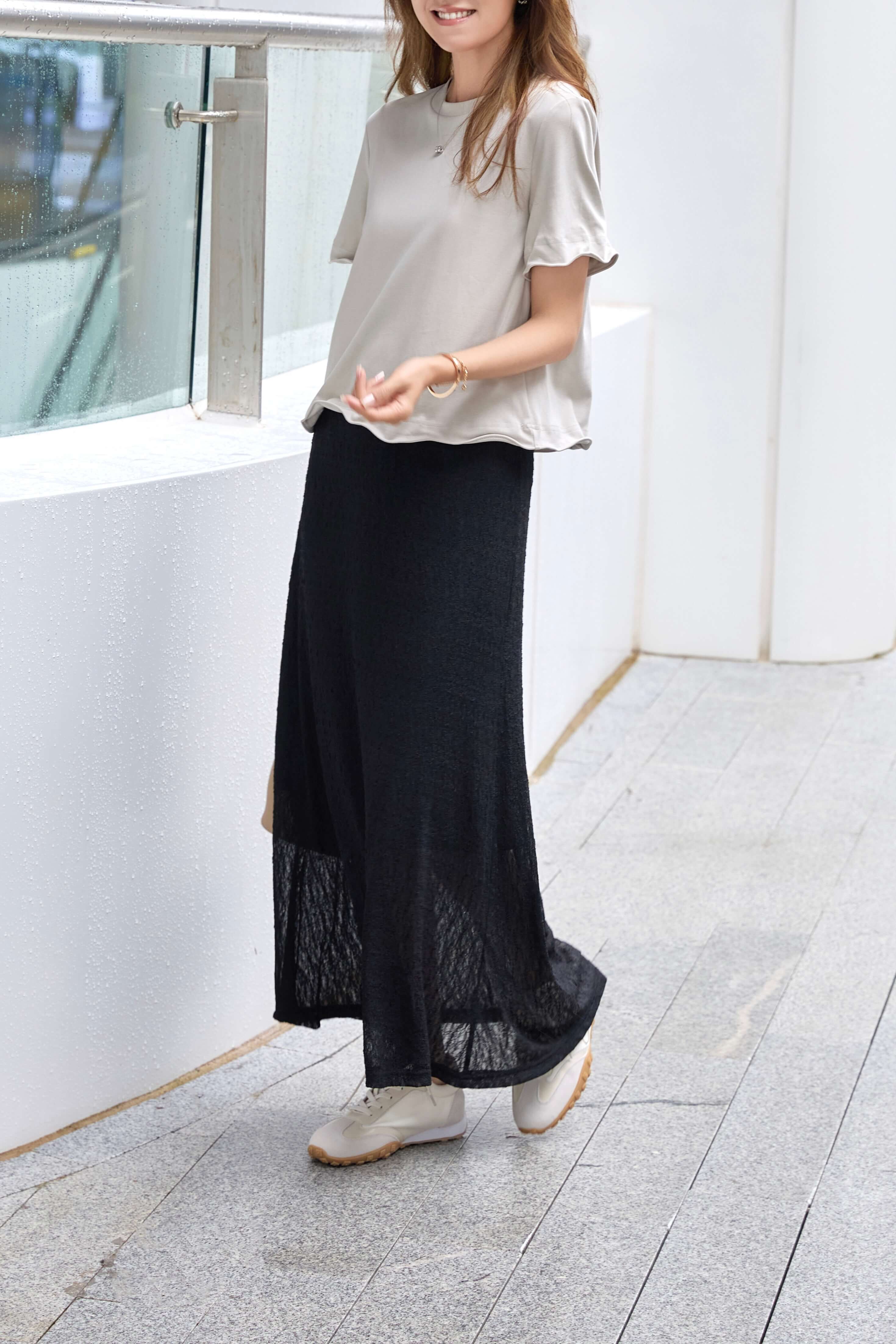 Soft Lace Midi Skirt_SK268L21