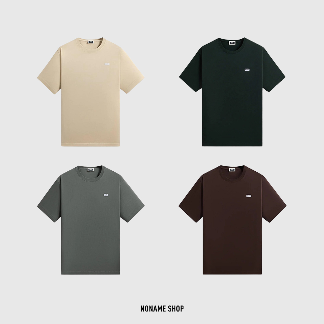 KITH 簡約 基礎 LOGO 素面 短袖 短T 四色 (男款)