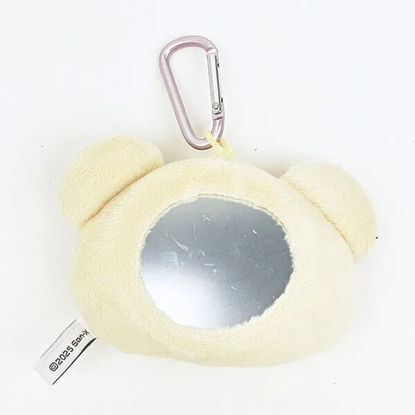 Rilakkuma Korilakkuma Fluffy Mirror Mascot Keychain