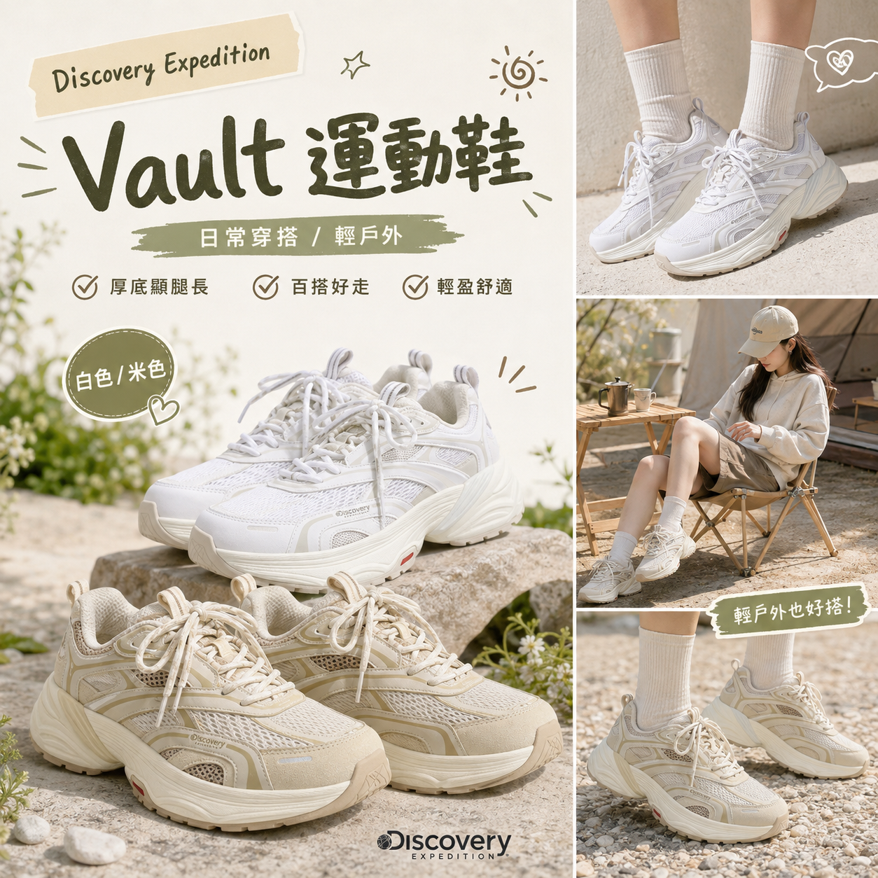 【預購】Discovery ZKR081703 Vault 運動鞋