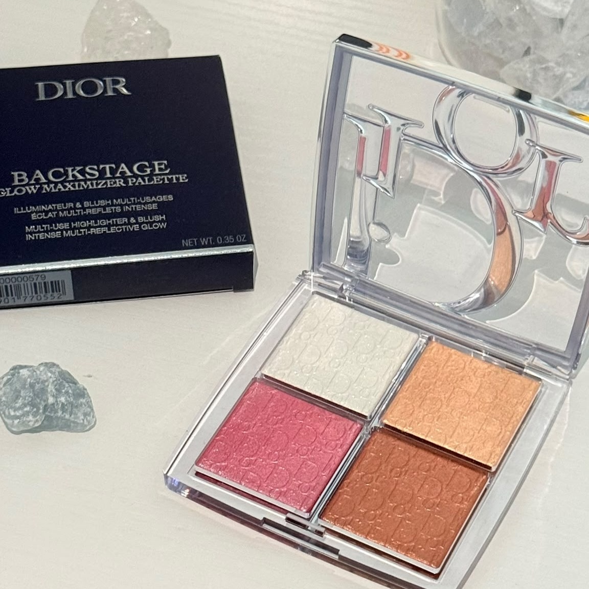 Dior - Backstage Glow Maximizer Palette 專業後台四色面部高光 #001