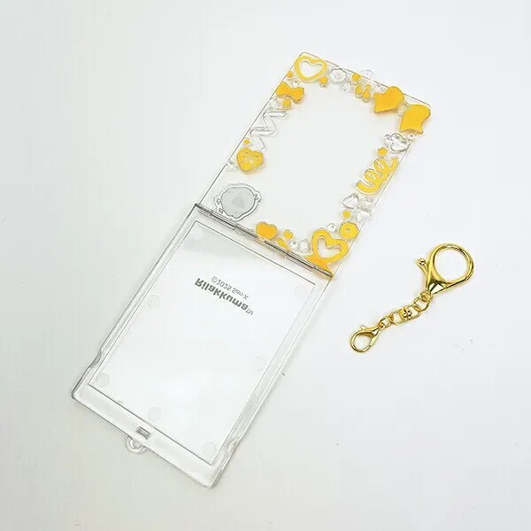 Rilakkuma Kiiroitori Clear Deco Card Holder