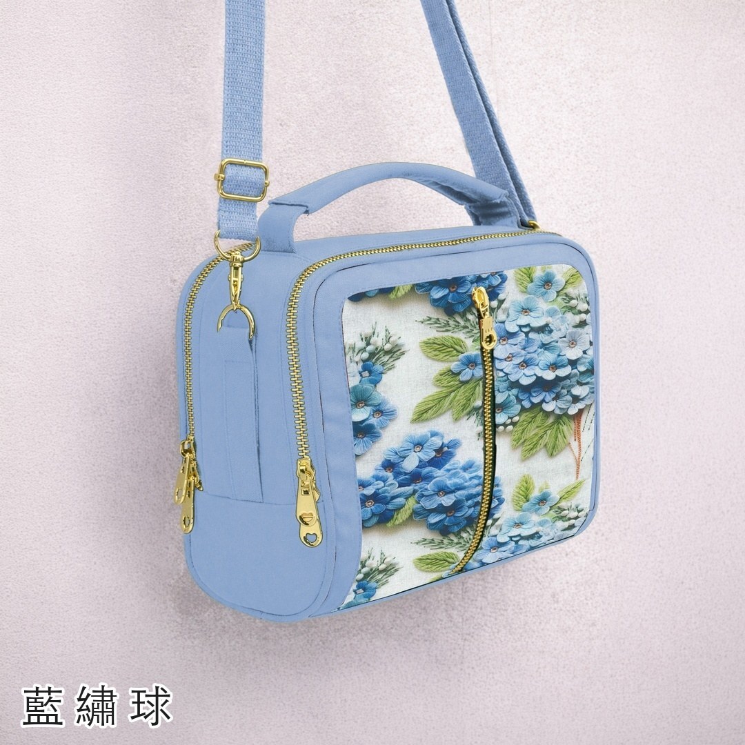 藍繡球材料包配色