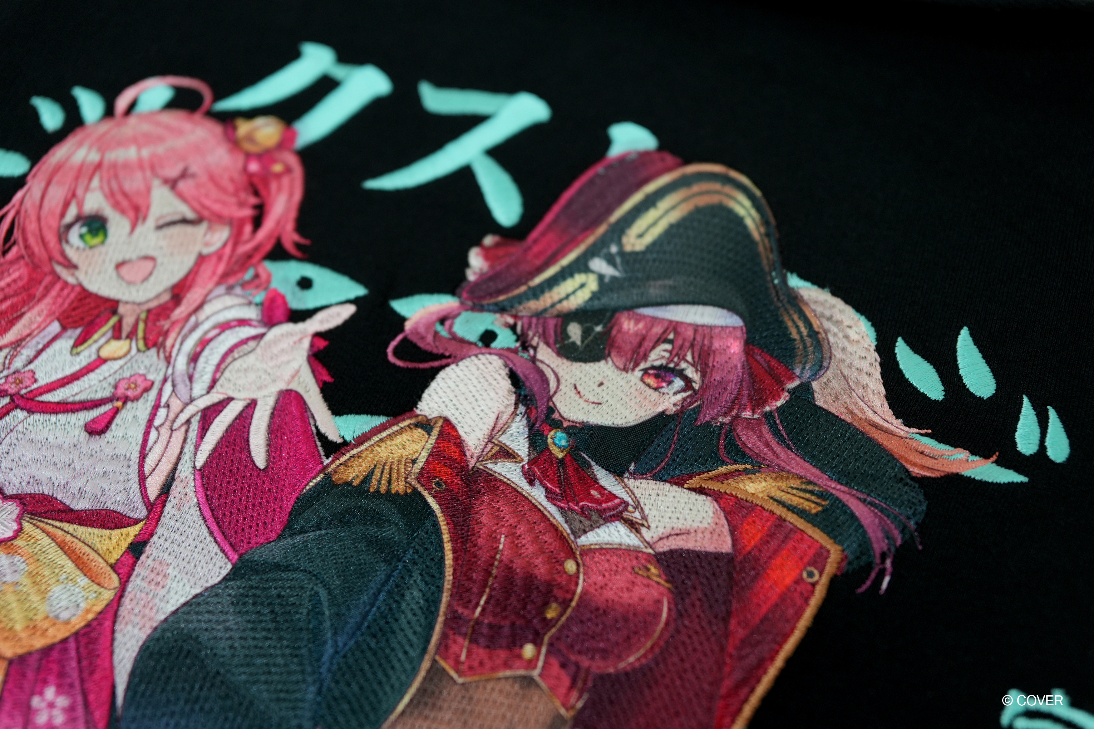 コラボダブルネームTシャツ （さくらみこ&宝鐘マリン）