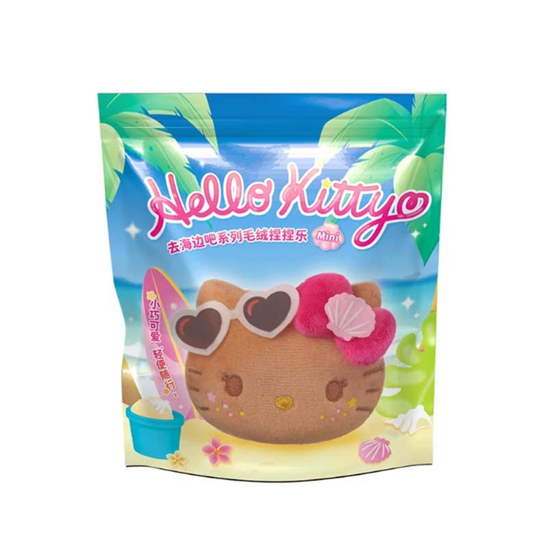 【盲盒】HEllO KITTY 去海邊吧系列毛絨捏捏樂 掛件 吊飾 盲盒 6978800032405 [台灣現貨]